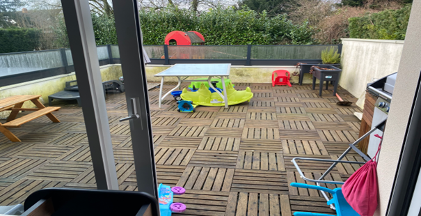 Photo 1 - Pose de carrelage et chappe légère : SOIGNOLLES EN BRIE 77111